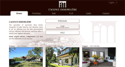 Desktop Screenshot of lagence-immobiliere.ch